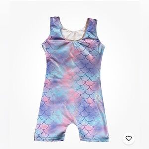 Leotards for Girls Gymnastic/Dance Mermaid Scale Design